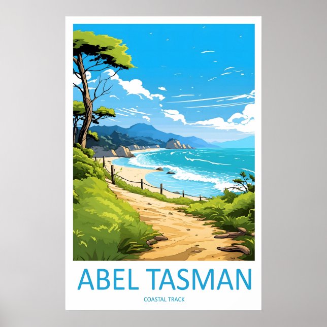 Póster de Abel Tasman Coastal Track Travel Park Es (Frente)
