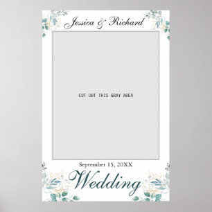 Póster de accesorios para fotos de boda