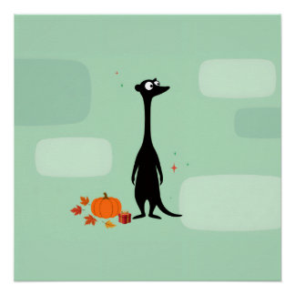 Póster de Acción de Gracias de Suricata