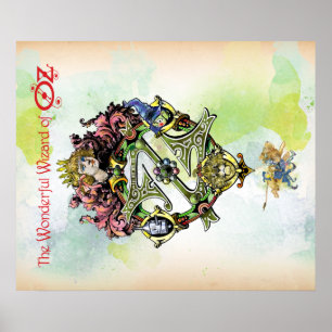 Póster de Acuarela Clásico del Mago de Oz