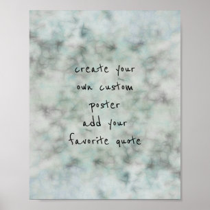 poster de acuarela crea tu propio arte de pared de
