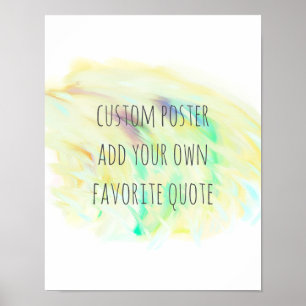 poster de acuarela crea tu propio arte de pared de