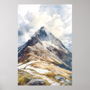 Póster de acuarela de Ben Nevis Acuarela 1