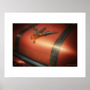 Póster de adorno de capó de Pontiac Chieftain