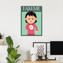 Póster de Afirmación de Amor Propio