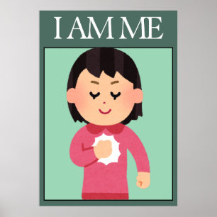 Póster de Afirmación de Amor Propio
