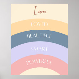 Póster de Afirmaciones Positivas Poderosas