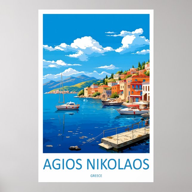 Póster de Agios Nikolaos Parque Nacional Esquí Vin (Frente)
