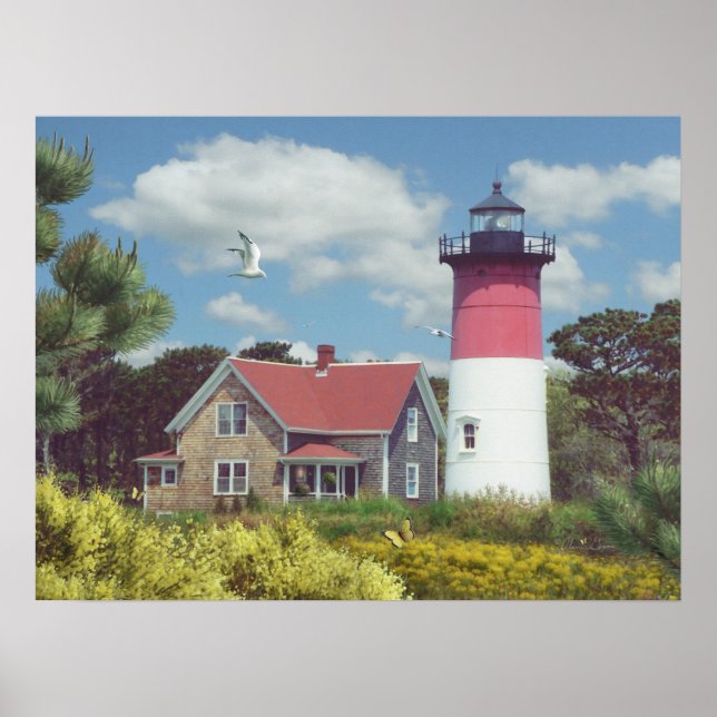 Póster de Alan Giana "Nauset Light" (Frente)