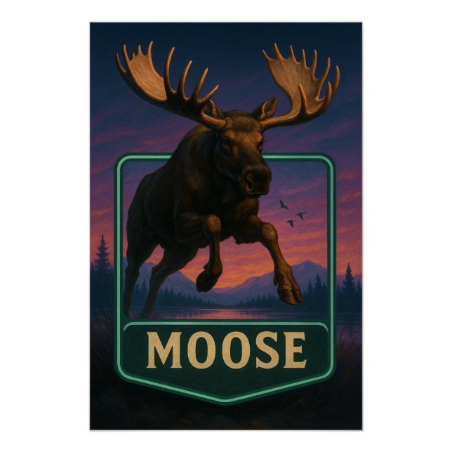 Póster de Alce (Anverso)