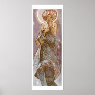 Póster ~ de Alphone Mucha el poster 1902 de la luna