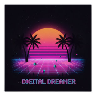 Póster de alta gama Digital Dreamer
