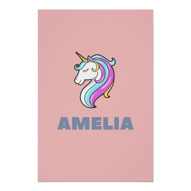 Póster de Amelia Unicornio (Anverso)