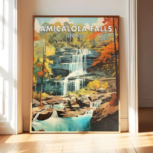 Póster de Amicalola Falls Georgia, Arte Impreso, R