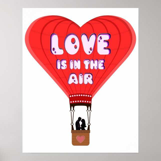 Póster de Amor en el Aire (Frente)