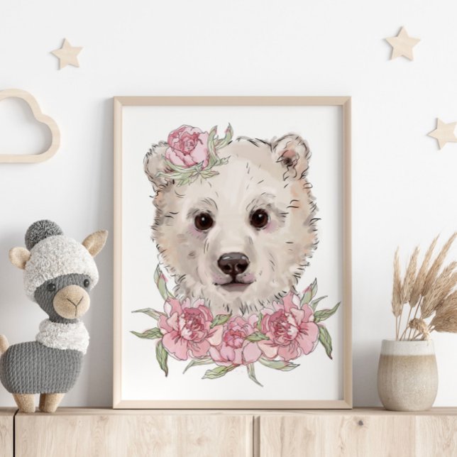 Póster de Animal de Rosa de Osito | Impresión de P (Subido por el creador)