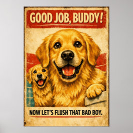 Póster de ánimo de Golden Retriever
