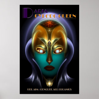 Póster de archivo de Daria Cyborg Queen