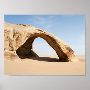 Póster de Arco de Piedra Arenisca Natural del Desi