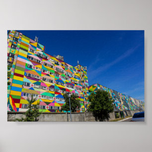 Póster de arquitectura de Bielorrusia Беларусь Min