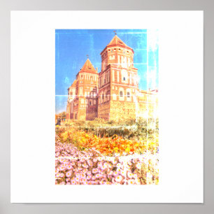 Póster de Arquitectura del Castillo Mir de Bielorr