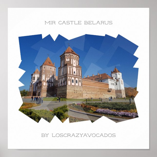 Póster de Arquitectura del Castillo Mir de Bielorr (Frente)