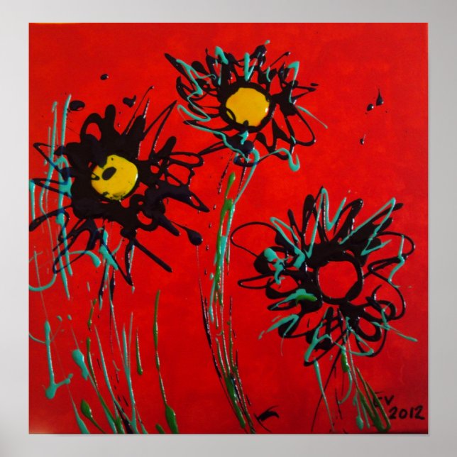 poster de arte abstracto (Frente)