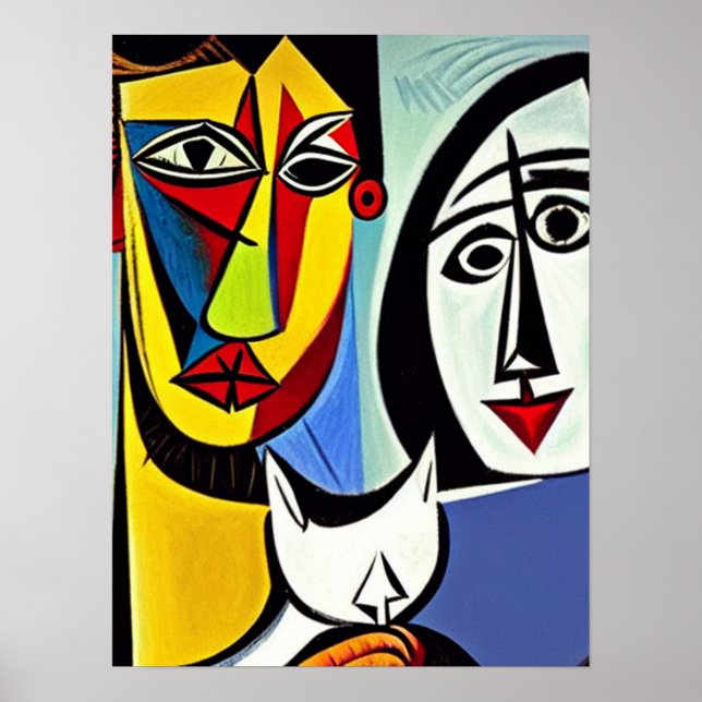 Poster de arte abstracto (Frente)