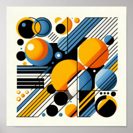 Póster de arte abstracto