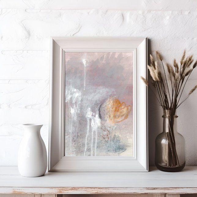 Poster de arte abstracto minimalista gris contempo (Subido por el creador)