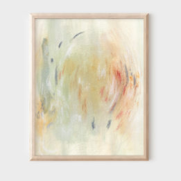 Poster de arte abstracto minimalista único