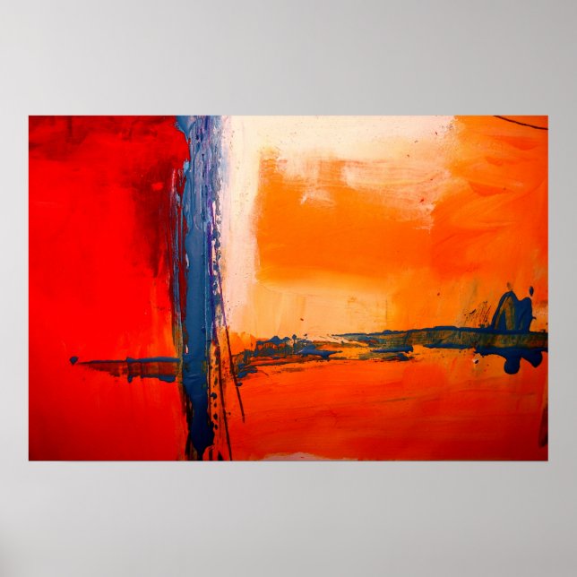 Poster de arte abstracto moderno (Frente)