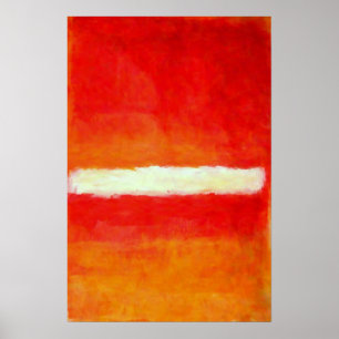 Póster de arte abstracto moderno - estilo Rothko