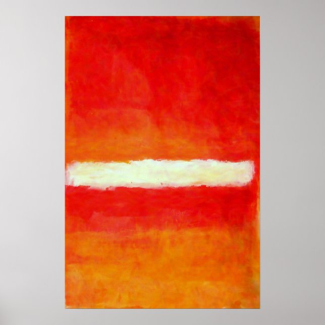 Póster de arte abstracto moderno - estilo Rothko (Frente)