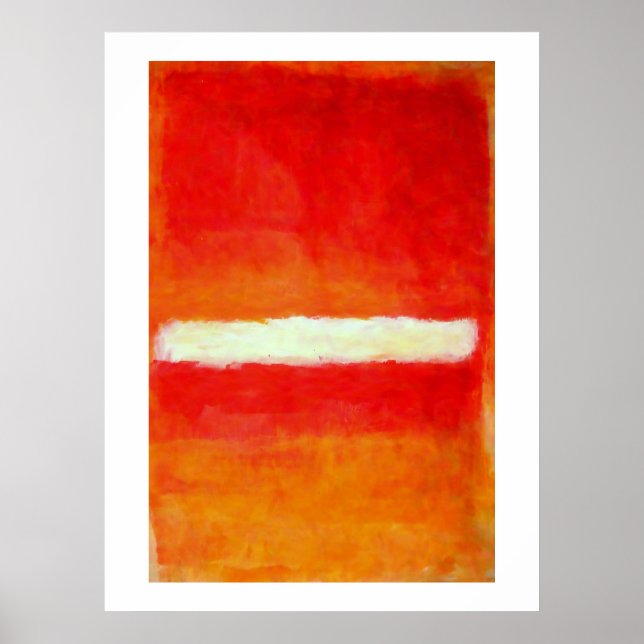 Poster de arte abstracto moderno - estilo Rothko (Frente)
