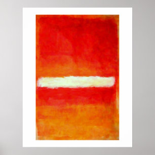 Poster de arte abstracto moderno - estilo Rothko