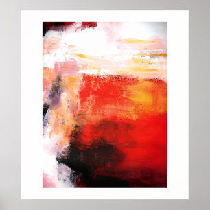Poster de arte abstracto moderno - obras de arte M