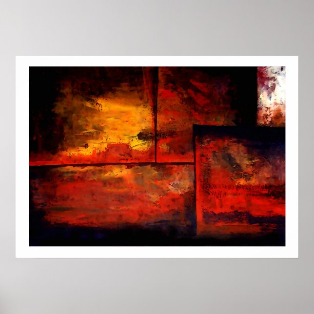 Póster de Arte Abstracto Original (Frente)