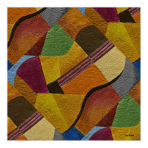 Poster de arte acrílico moderno