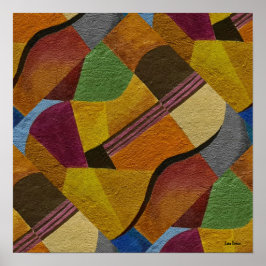 Poster de arte acrílico moderno