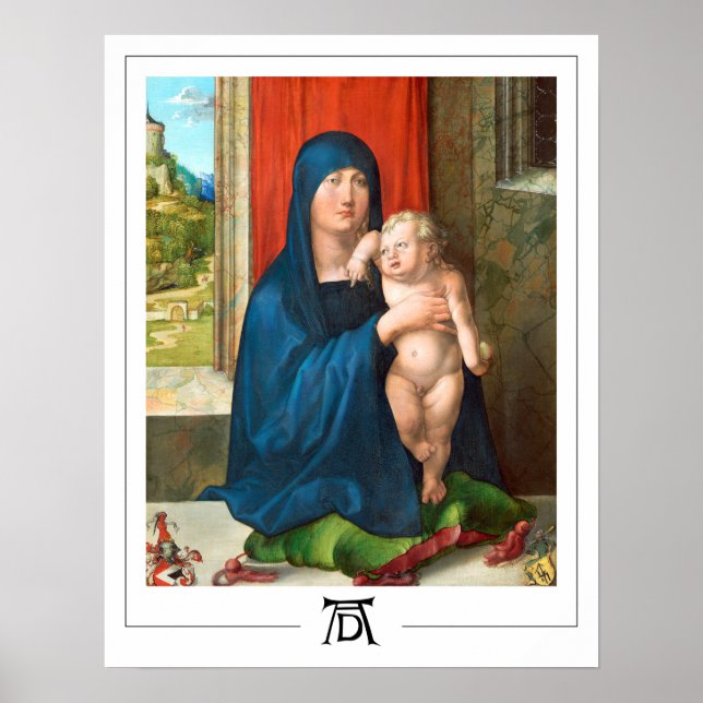 Poster de arte Albrecht Dürer Zedign #221 (Frente)