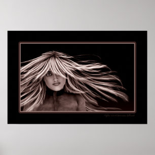 Poster de arte Alpha 3D CGI