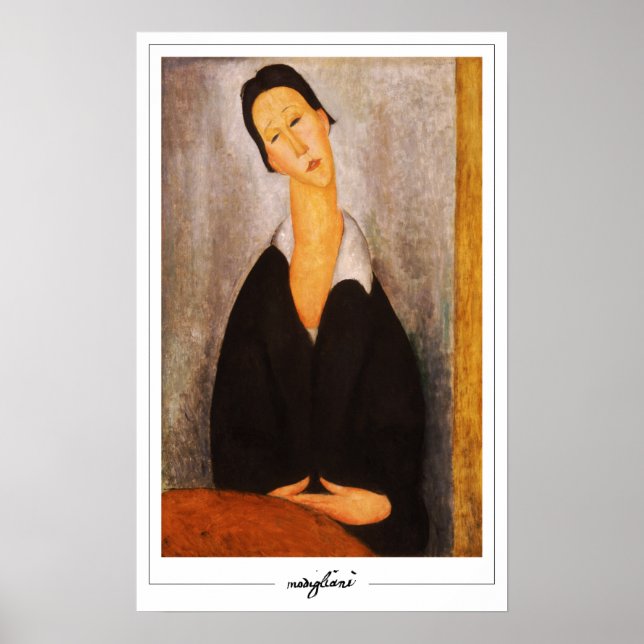 Poster de arte Amedeo Modigliani Zedign #200 (Frente)