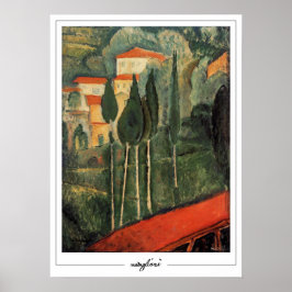 Poster de arte Amedeo Modigliani Zedign #334