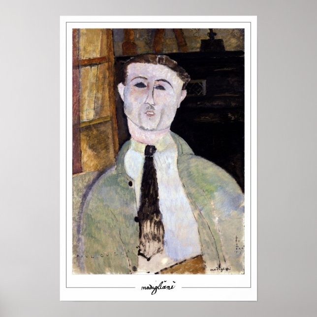 Poster de arte Amedeo Modigliani Zedign #352 (Frente)
