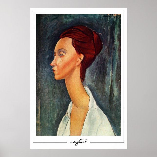 Poster de arte Amedeo Modigliani Zedign #70 (Frente)