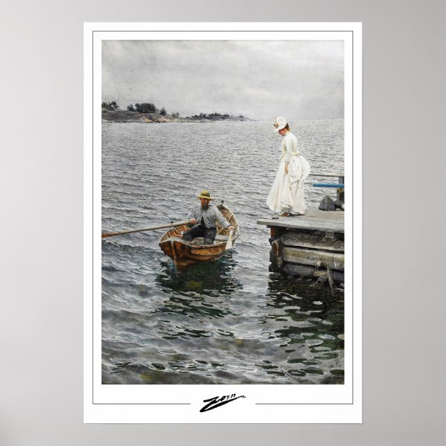 Póster de arte Anders Zorn Zedign #128 (Frente)