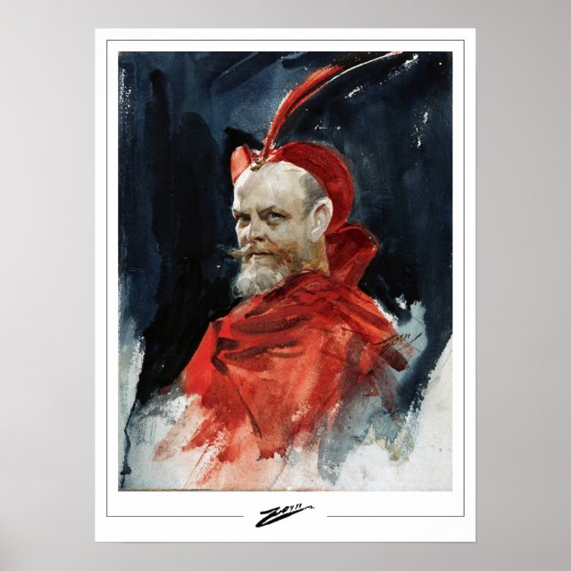 Póster de arte Anders Zorn Zedign #14 (Frente)
