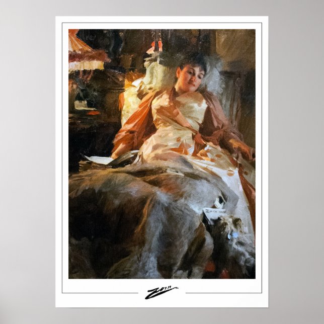 Póster de arte Anders Zorn Zedign #28 (Frente)