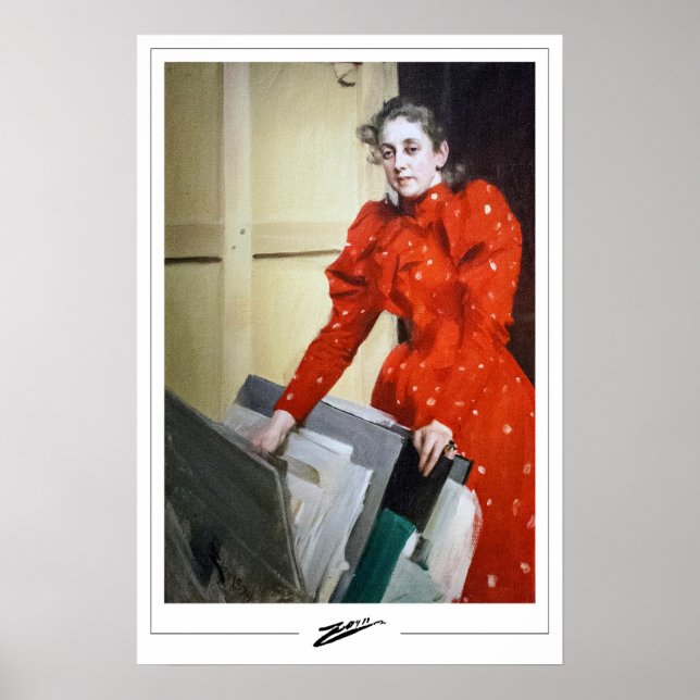 Póster de arte Anders Zorn Zedign #363 (Frente)